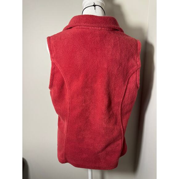 Ladies' Columbia Benton Springs Fleece Vest in Red Size S - Picture 4 of 6